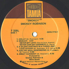 Load image into Gallery viewer, Smokey Robinson : Smokey (LP, Album, Gat)