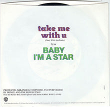 Load image into Gallery viewer, Prince And The Revolution : Take Me With U (7&quot;, Single, Spe)