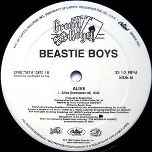 Beastie Boys : Alive (12", Promo)