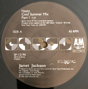 Janet Jackson : Nasty (12", Ɛmw)