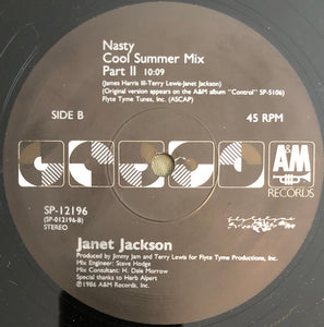 Janet Jackson : Nasty (12", Ɛmw)