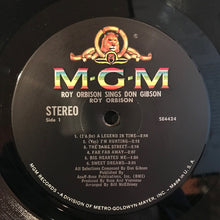 Load image into Gallery viewer, Roy Orbison : Roy Orbison Sings Don Gibson (LP, Album, MGM)