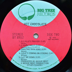 Hot Chocolate : Hot Chocolate (LP, Album, RI )