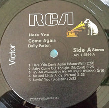 Load image into Gallery viewer, Dolly Parton : Here You Come Again (LP, Album, Ind)