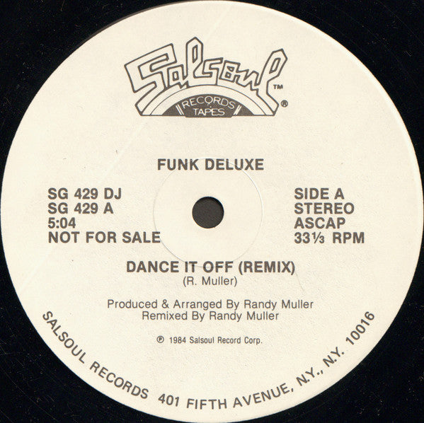 Funk Deluxe : Dance It Off (12