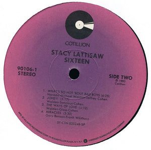 Stacy Lattisaw : Sixteen (LP, Album, SP)