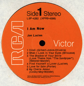 Jon Lucien : I Am Now (LP, Album)