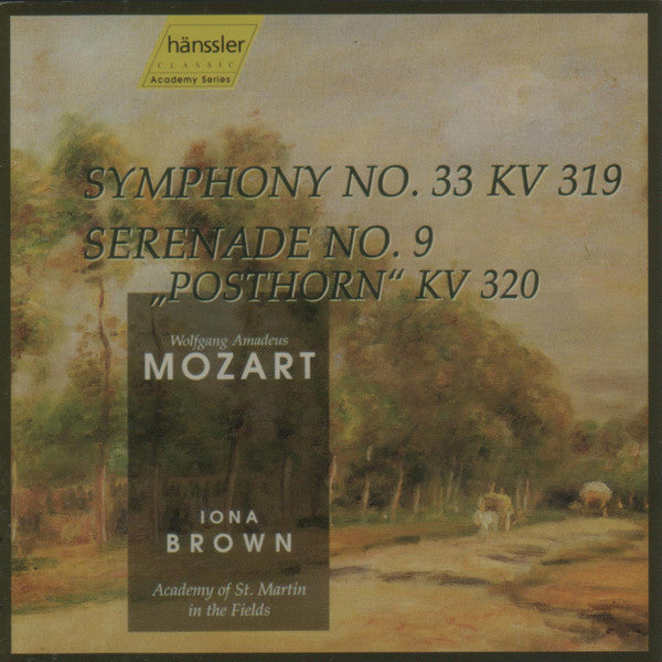 W. A. Mozart* conducted by Iona Brown and performed by Academy of St. Martin in the Fields* : Symphony No. 33/Posthorn-Serenade No. 9 (CD, Album)