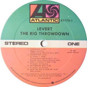 Levert : The Big Throwdown (LP, Album, Spe)