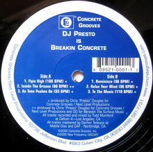 Load image into Gallery viewer, Presto : DJ Presto Is Breakin Concrete (12&quot;)