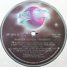 Load image into Gallery viewer, Pointer Sisters : Priority (LP, Album)