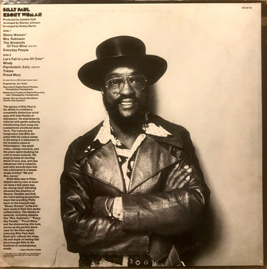 Billy Paul : Ebony Woman (LP, Album, RE, San)