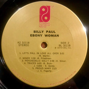 Billy Paul : Ebony Woman (LP, Album, RE, San)