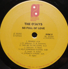 Load image into Gallery viewer, The O&#39;Jays : So Full Of Love (LP, Album, Pit)