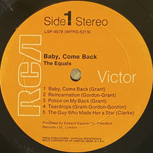 Load image into Gallery viewer, The Equals : Baby, Come Back (LP, Comp, Ind)