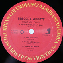 Load image into Gallery viewer, Gregory Abbott : Shake You Down (LP, Album)