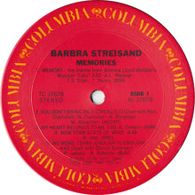 Load image into Gallery viewer, Barbra Streisand : Memories (LP, Comp)