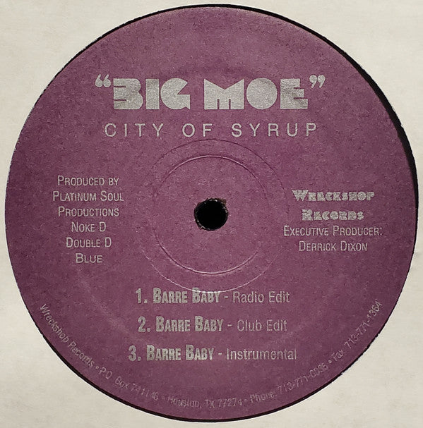 Big Moe : Barre Baby / Choppaz (12