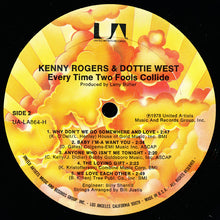 Load image into Gallery viewer, Kenny Rogers &amp; Dottie West : Every Time Two Fools Collide (LP, Album)