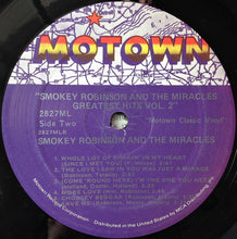 Load image into Gallery viewer, Smokey Robinson &amp; The Miracles* : Greatest Hits Vol. 2 (LP, Comp, RE)