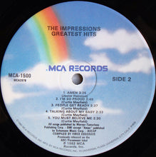 Load image into Gallery viewer, The Impressions : Greatest Hits (LP, Comp)