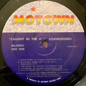 Commodores : Caught In The Act (LP, Album, Sup)