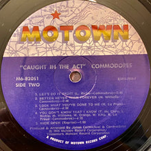 Load image into Gallery viewer, Commodores : Caught In The Act (LP, Album, Sup)