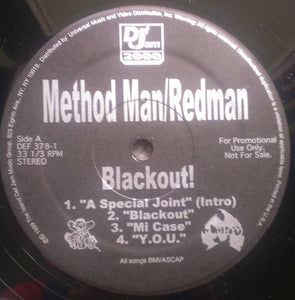 Method Man & Redman : Blackout! (2xLP, Album, Promo, Cle)