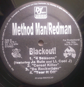 Method Man & Redman : Blackout! (2xLP, Album, Promo, Cle)