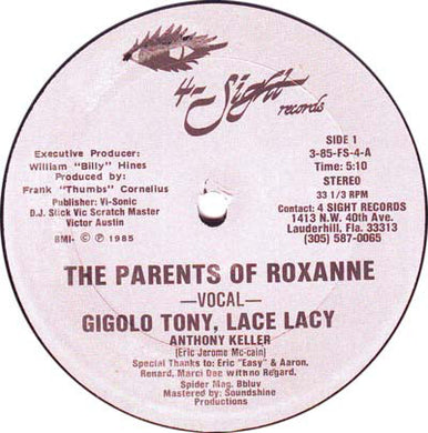Gigolo Tony, Lacey Lace : The Parents Of Roxanne (12