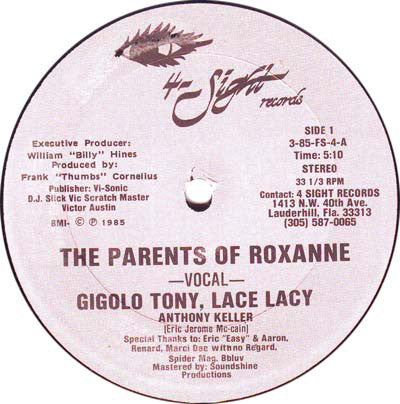 Gigolo Tony, Lacey Lace : The Parents Of Roxanne (12