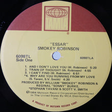 Load image into Gallery viewer, Smokey Robinson : Essar (LP, Album)