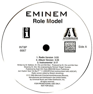 Eminem : Role Model / Cum On Everybody (12