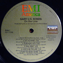 Load image into Gallery viewer, Gary U.S. Bonds : On The Line (LP, Album, Jac)