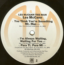 Load image into Gallery viewer, Les McCann : The Man (LP, Album)