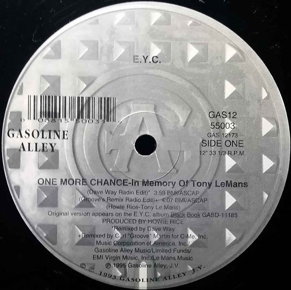 E.Y.C. : One More Chance - In Memory Of Tony LeMans (12