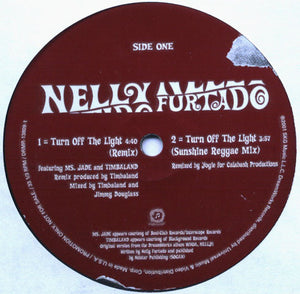 Nelly Furtado : Turn Off The Light (12", Promo)