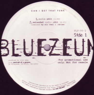 Bluezeum : Can I Get That Funk (12