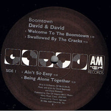 Load image into Gallery viewer, David + David : Boomtown (LP, Album, Ele)