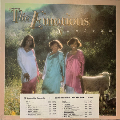 The Emotions : Sunbeam (LP, Album, Promo, CSM)