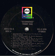 Load image into Gallery viewer, Tommy Roe : Beginnings (LP, Album)