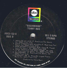 Load image into Gallery viewer, Tommy Roe : Beginnings (LP, Album)
