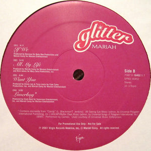Buy Mariah Carey : Glitter (2xLP, Album, Promo) Online for a great