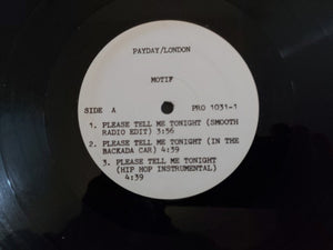 Motif (2) : Please Tell Me Tonight (12", TP)