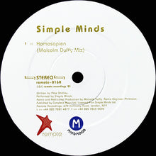 Load image into Gallery viewer, Simple Minds : Homosapien (Malcolm Duffy Mixes) (12&quot;)
