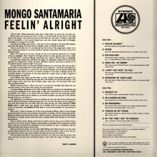 Load image into Gallery viewer, Mongo Santamaria : Feelin' Alright (LP, Album, RE)