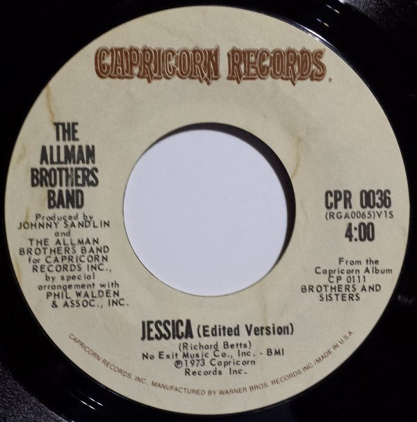 The Allman Brothers Band : Jessica (7