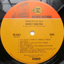Load image into Gallery viewer, Nancy Sinatra : Country, My Way (LP, Album, RE)
