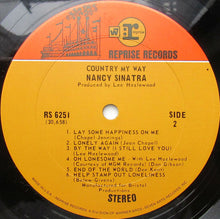 Load image into Gallery viewer, Nancy Sinatra : Country, My Way (LP, Album, RE)