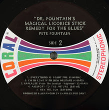 Load image into Gallery viewer, Pete Fountain : Dr. Fountain's Magical Licorice Stick Remedy For The Blues (LP, Album)